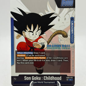 Dragon Ball Super Fusion World - Son Goku : Childhood FB06-025 Leader Manga FRENLY BRICKS - Open 7 Days