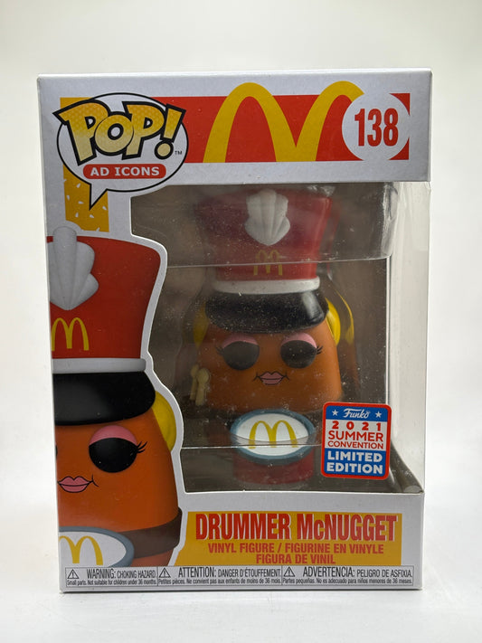 Funko POP! Ad Icons McDonalds #138 Drummer McNugget 2021 Summer FRENLY BRICKS - Open 7 Days