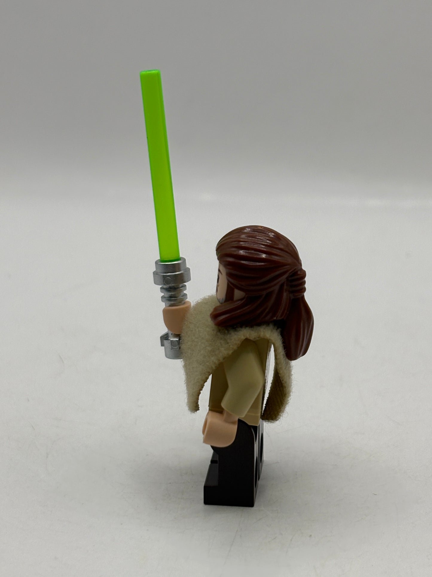 LEGO Star Wars Qui-Gon Jinn Minifigure Jedi Dark Brown Beard 75383 sw1334
