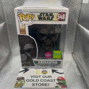 Funko POP! Star Wars Krrsantan Flocked 2022 Summer Convention 548 FRENLY BRICKS - Open 7 Days