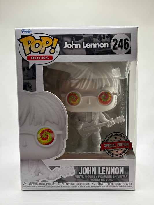 Funko POP! Rocks John Lennon #246 John Lennon Special Edition FRENLY BRICKS - Open 7 Days