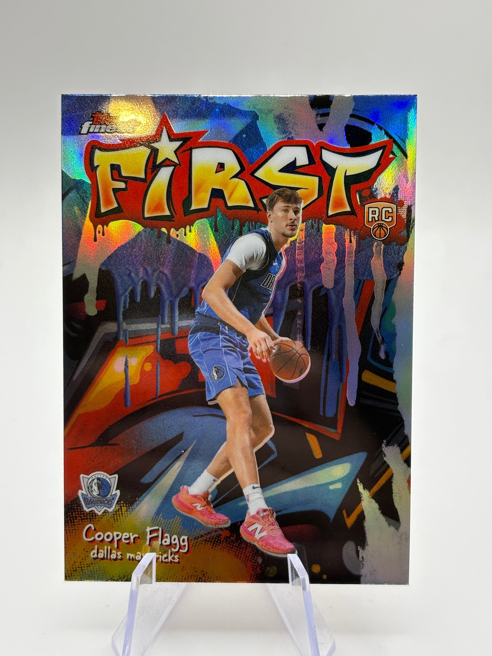 2025-26 Topps Finest Cooper Flagg Silver Refractor First RC Rookie #F-1 FRENLY BRICKS - Open 7 Days