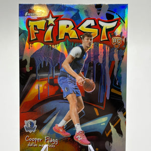 2025-26 Topps Finest Cooper Flagg Silver Refractor First RC Rookie #F-1 FRENLY BRICKS - Open 7 Days