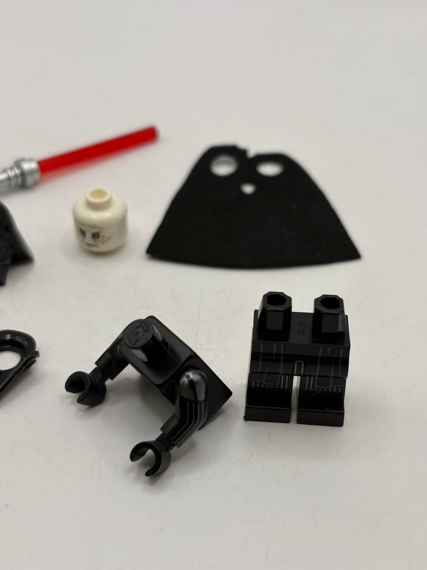 LEGO Star Wars Darth Vader Minifigure Printed Arms Frown sw1249