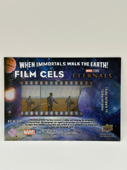 2023 Upper Deck Marvel Eternals Harish Patel as Karun #FCA-HP Auto FRENLY BRICKS - Open 7 Days