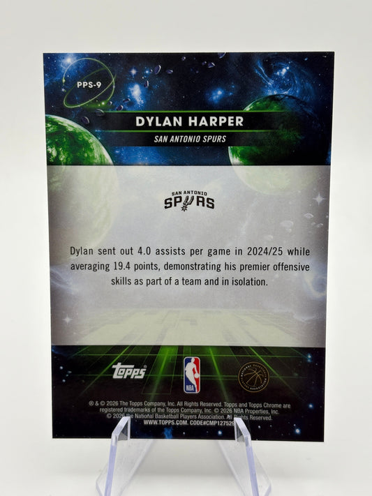 2025-26 Topps Cosmic Chrome DYLAN HARPER Planetary Pursuit Rookie SP Sun #PPS-9 FRENLY BRICKS - Open 7 Days