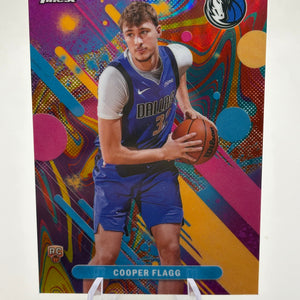2025-26 Topps Finest Cooper Flagg #1 RC Rookie Common Oil Spill Refractor FRENLY BRICKS - Open 7 Days