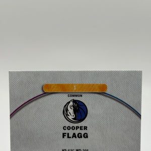 2025-26 Topps Finest Cooper Flagg #1 RC Rookie Common Oil Spill Refractor FRENLY BRICKS - Open 7 Days