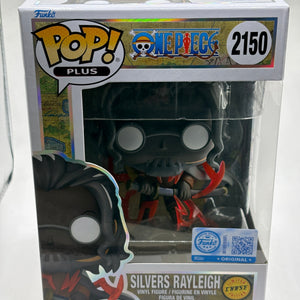 Funko POP! Plus One Piece #2150 Silvers Rayleigh Limited Chase FRENLY BRICKS - Open 7 Days