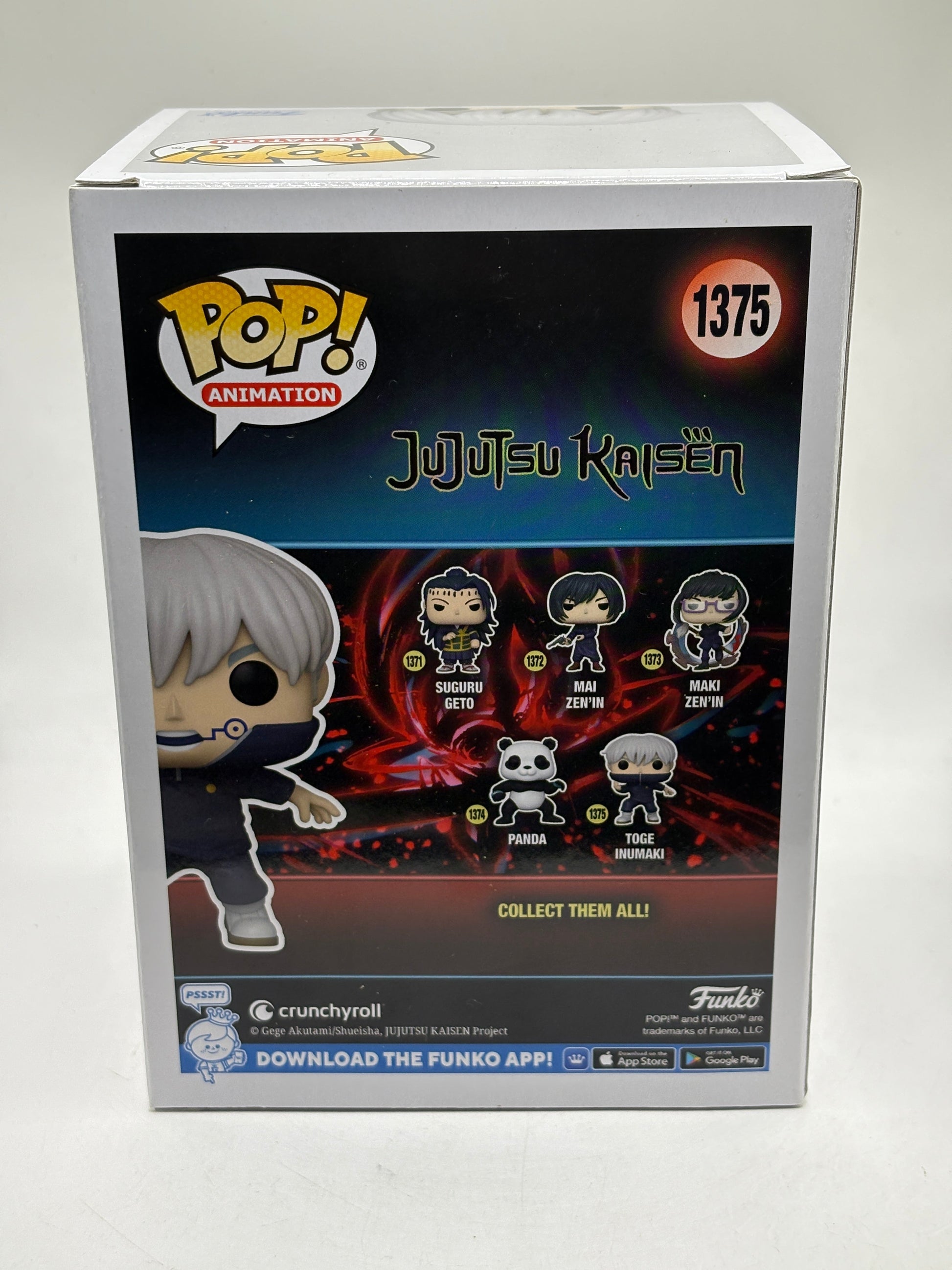 Funko POP! Animation Jujutsu Kaisen #1375 Toge Inumaki Limited Chase FRENLY BRICKS - Open 7 Days