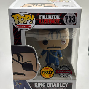 Funko POP! Animation Full Metal Alchemist #733 King Bradley Limited Chase FRENLY BRICKS - Open 7 Days