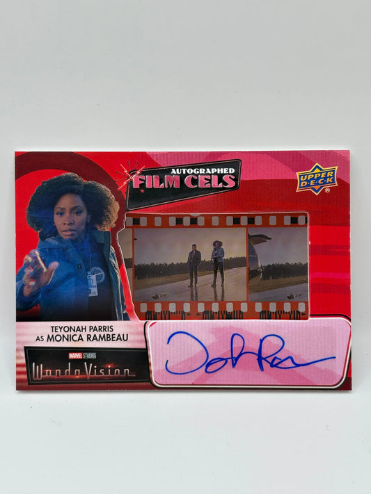 2022 Upper Deck Marvel Wandavision Autographed Film Cels - Teyonah Parris Monica FRENLY BRICKS - Open 7 Days