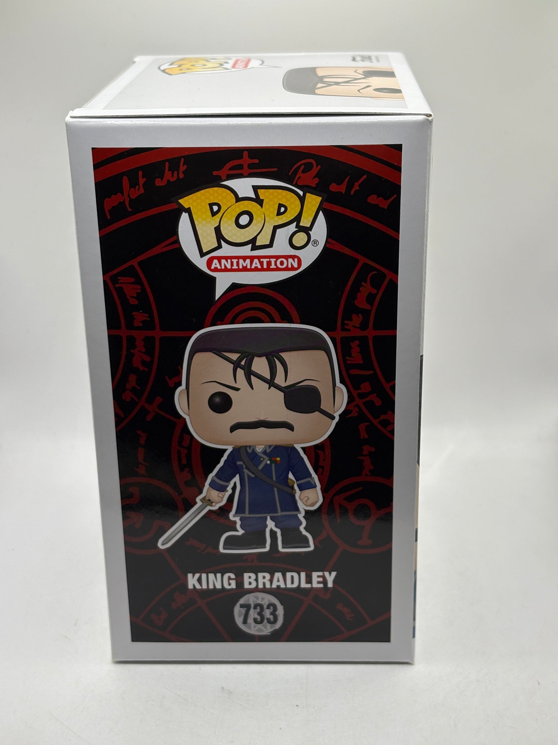 Funko POP! Animation Full Metal Alchemist #733 King Bradley Limited Chase FRENLY BRICKS - Open 7 Days