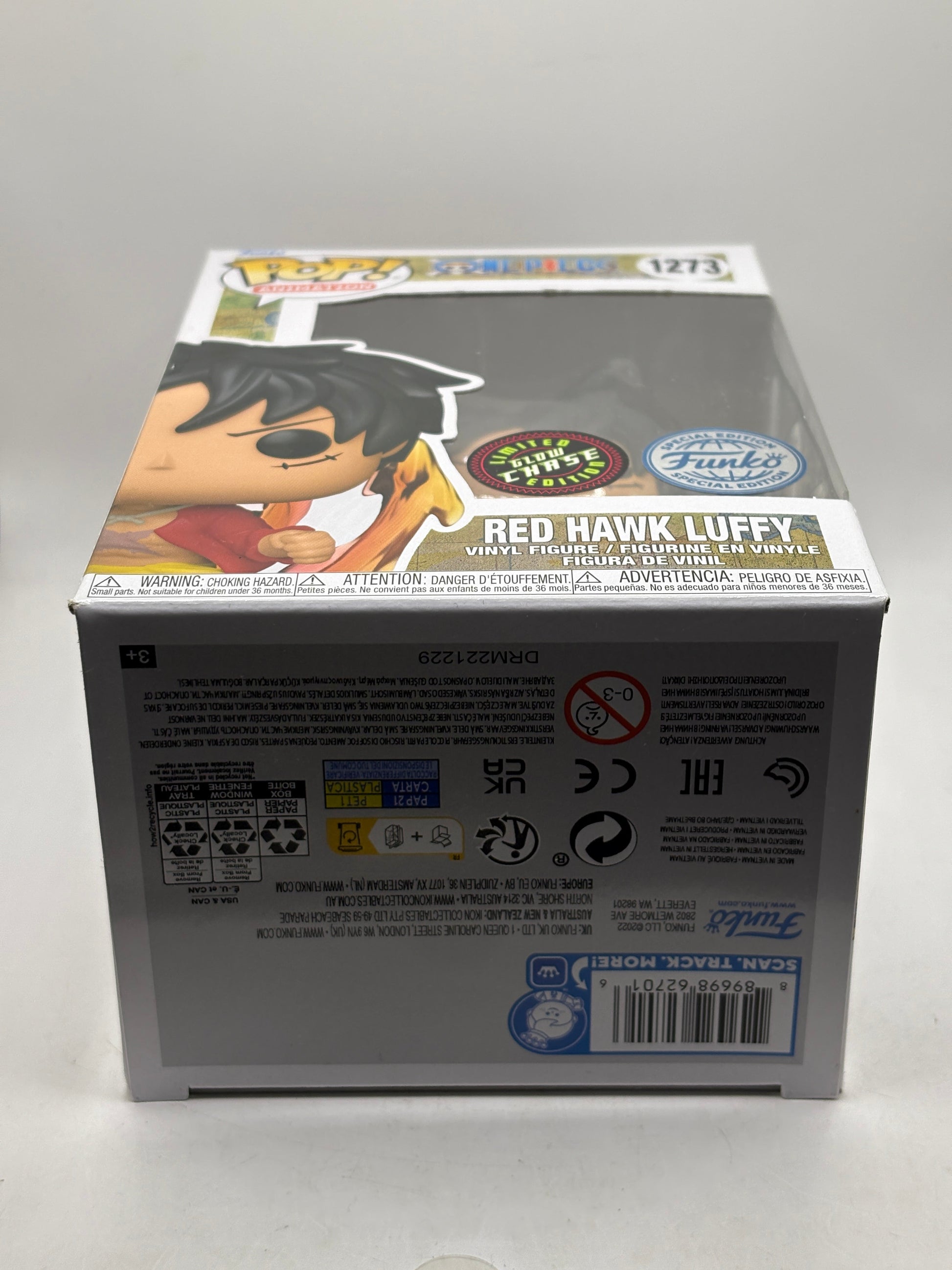 Funko POP! Animation One Piece #1273 Red Hawk Luffy Glow Chase FRENLY BRICKS - Open 7 Days