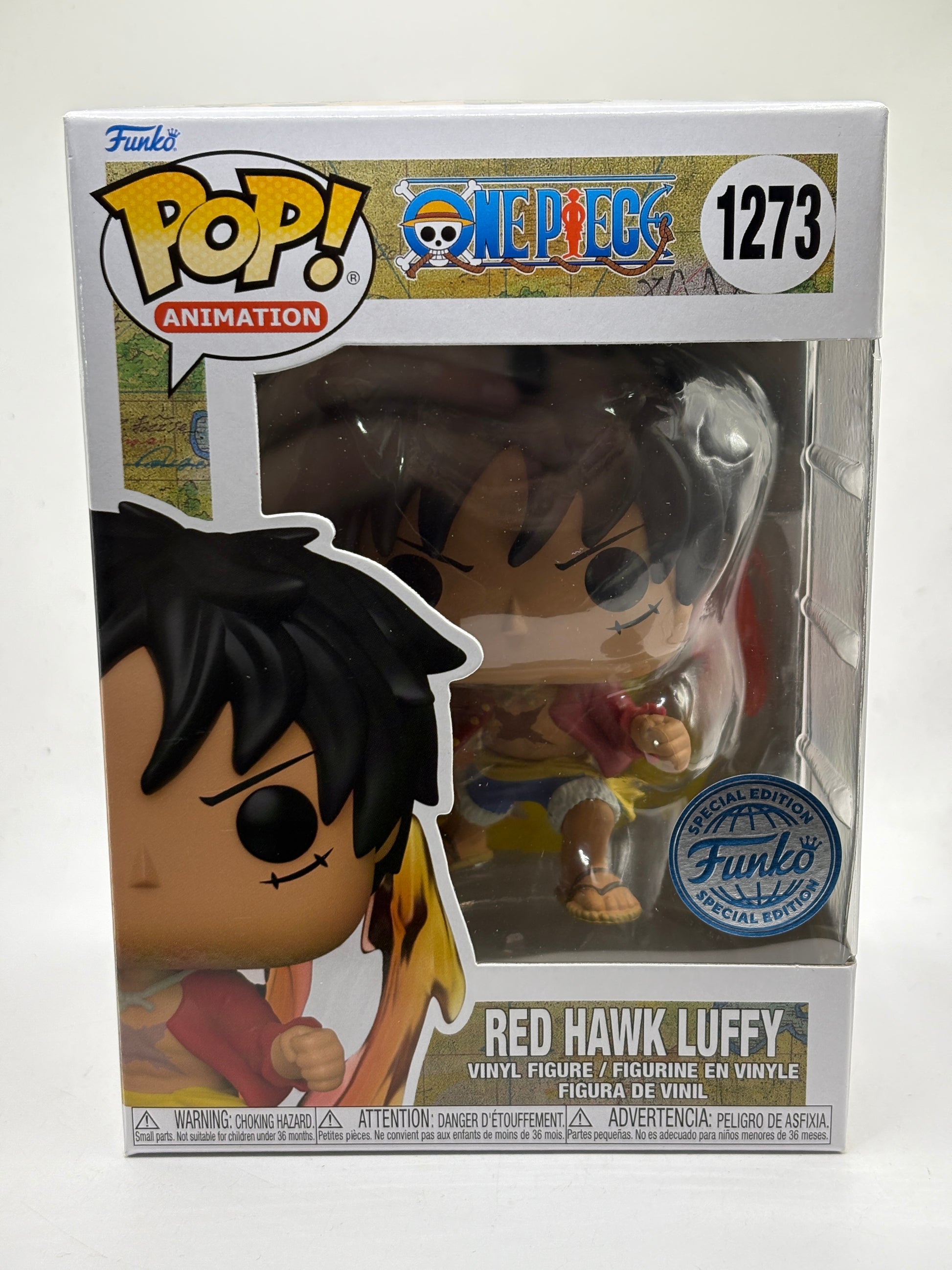 Funko POP! Animation One Piece #1273 Red Hawk Luffy Special Edition image 1