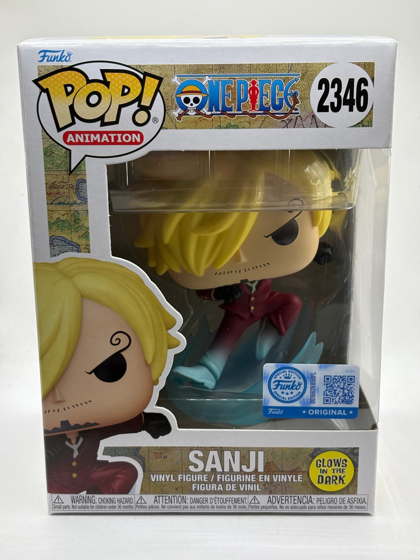 Funko POP! Animation One Piece #2346 Sanji Glow Vinyl Figure