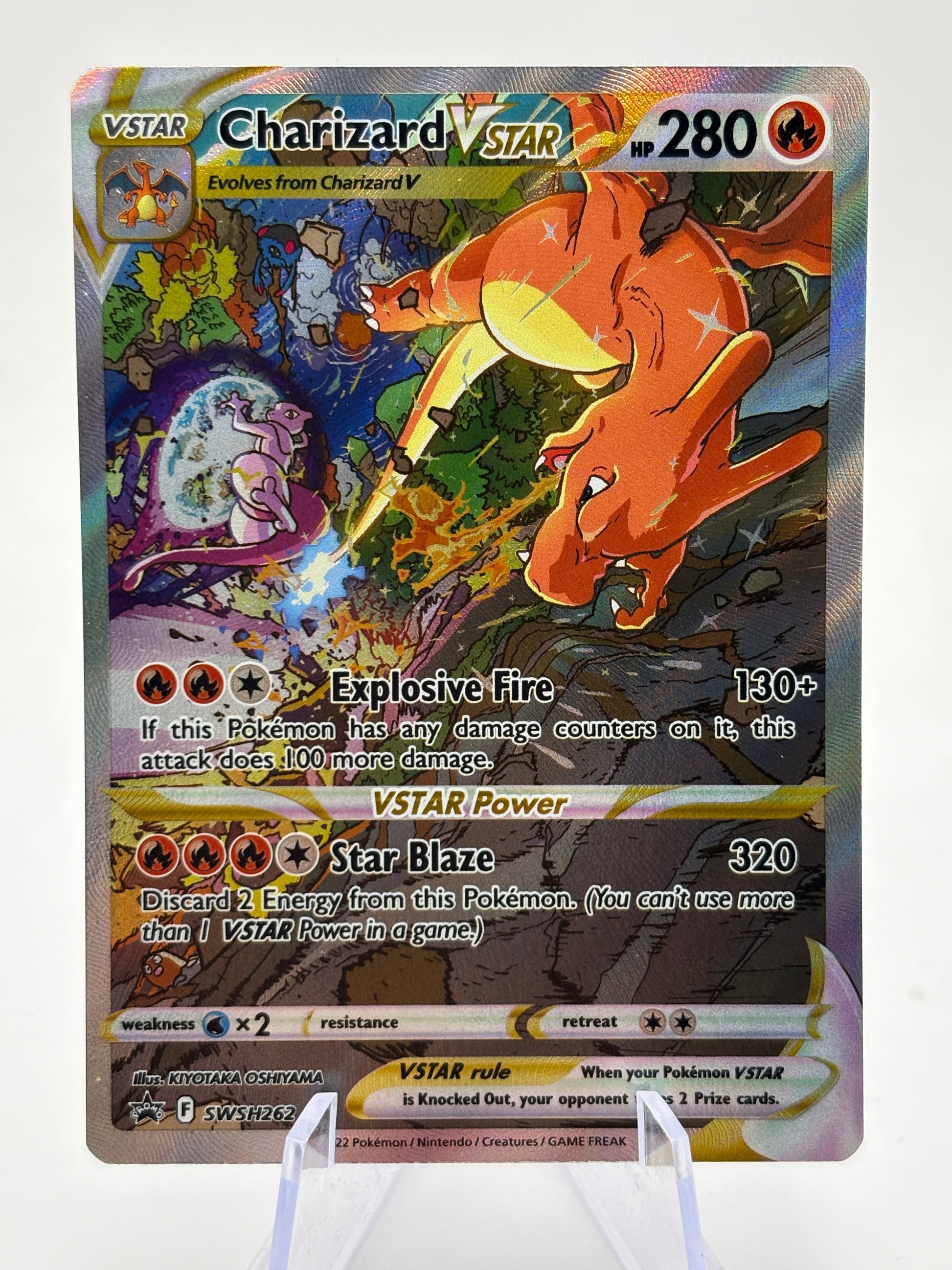 Pokemon TCG Black Star Promo - Charizard VSTAR SWSH262 Promo LP FRENLY BRICKS - Open 7 Days