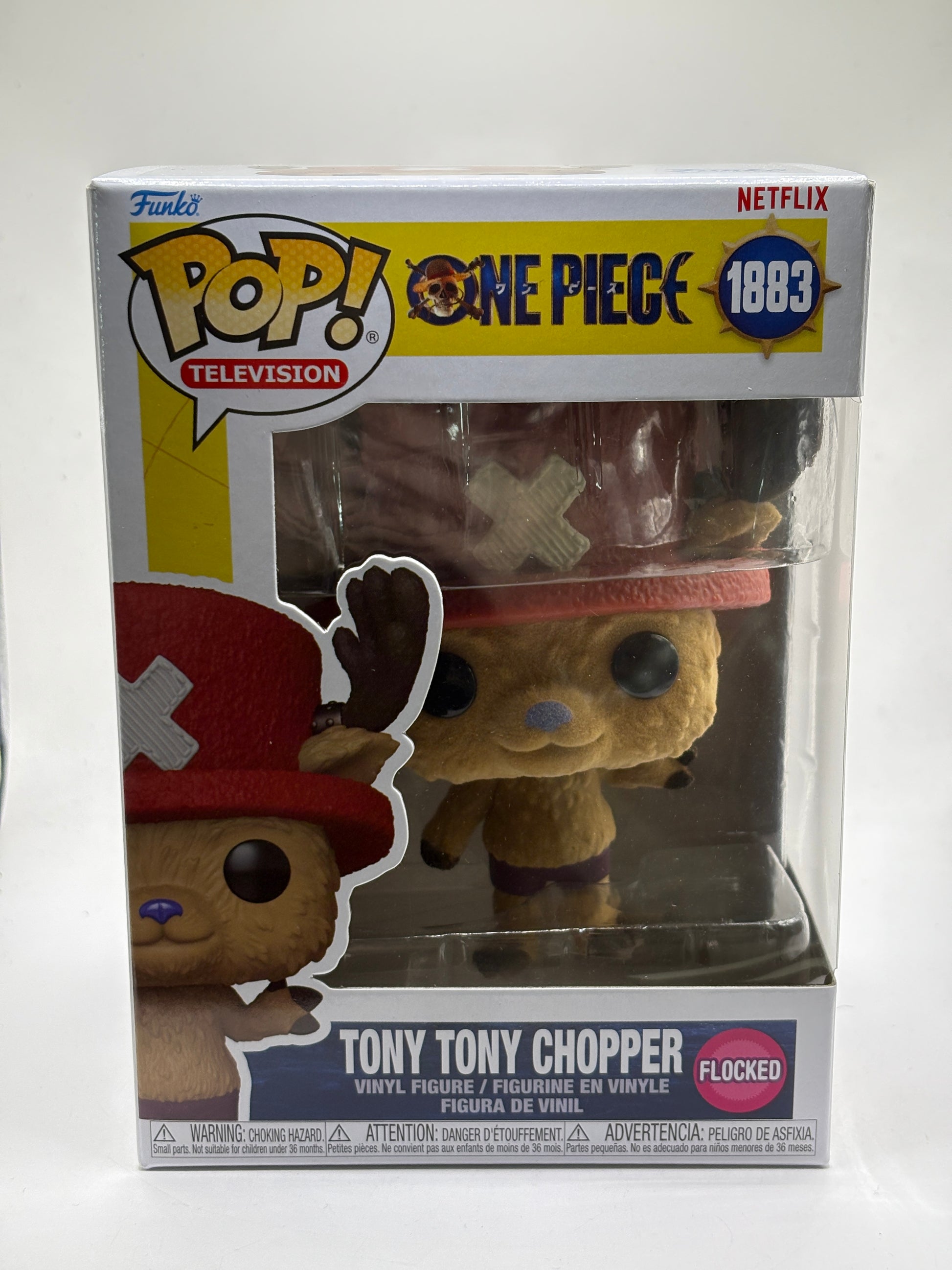 Funko POP! Television One Piece #1883 Tony Tony Chopper Flocked Vinyl Figure image 1