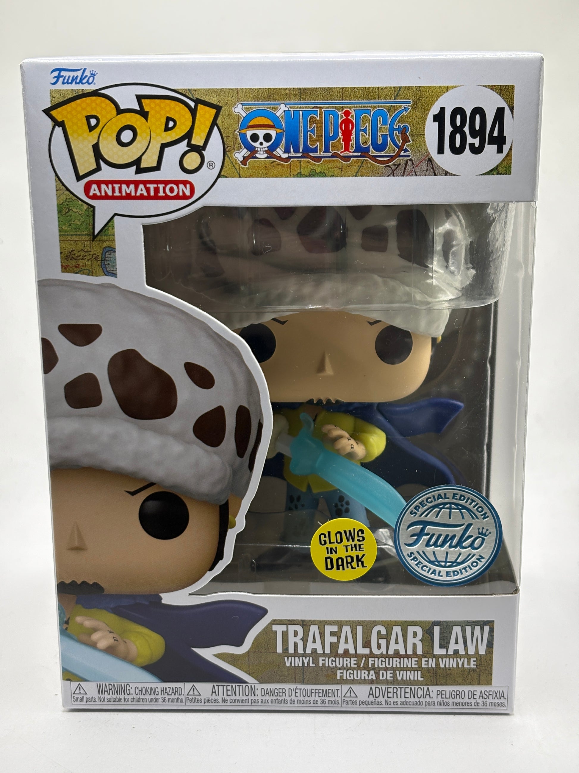 Funko POP! Animation One Piece #1894 Trafalgar Law Glow Special Edition image 1