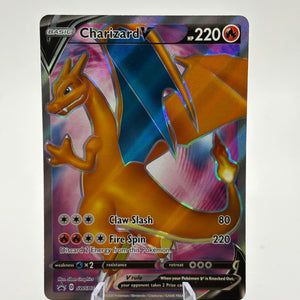 Pokemon TCG Black Star Promo - Charizard V SWSH050 Full Art LP FRENLY BRICKS - Open 7 Days