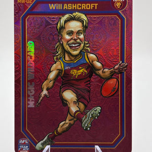 2026 AFL Teamcoach Magic Wildcard Will Ashcroft Brisbane Lions MW-02 FRENLY BRICKS - Open 7 Days
