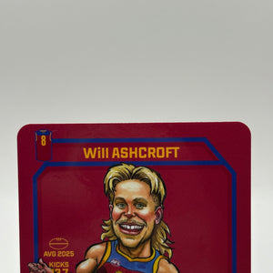 2026 AFL Teamcoach Magic Wildcard Will Ashcroft Brisbane Lions MW-02 FRENLY BRICKS - Open 7 Days