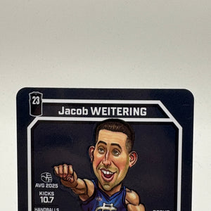 2026 Teamcoach Magic Wildcard Jacob Weitering MW-03 Carlton Blues FRENLY BRICKS - Open 7 Days