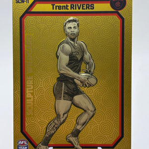 2026 AFL Teamcoach Trent Rivers Gold Sculpture Wildcard SCW-11 FRENLY BRICKS - Open 7 Days