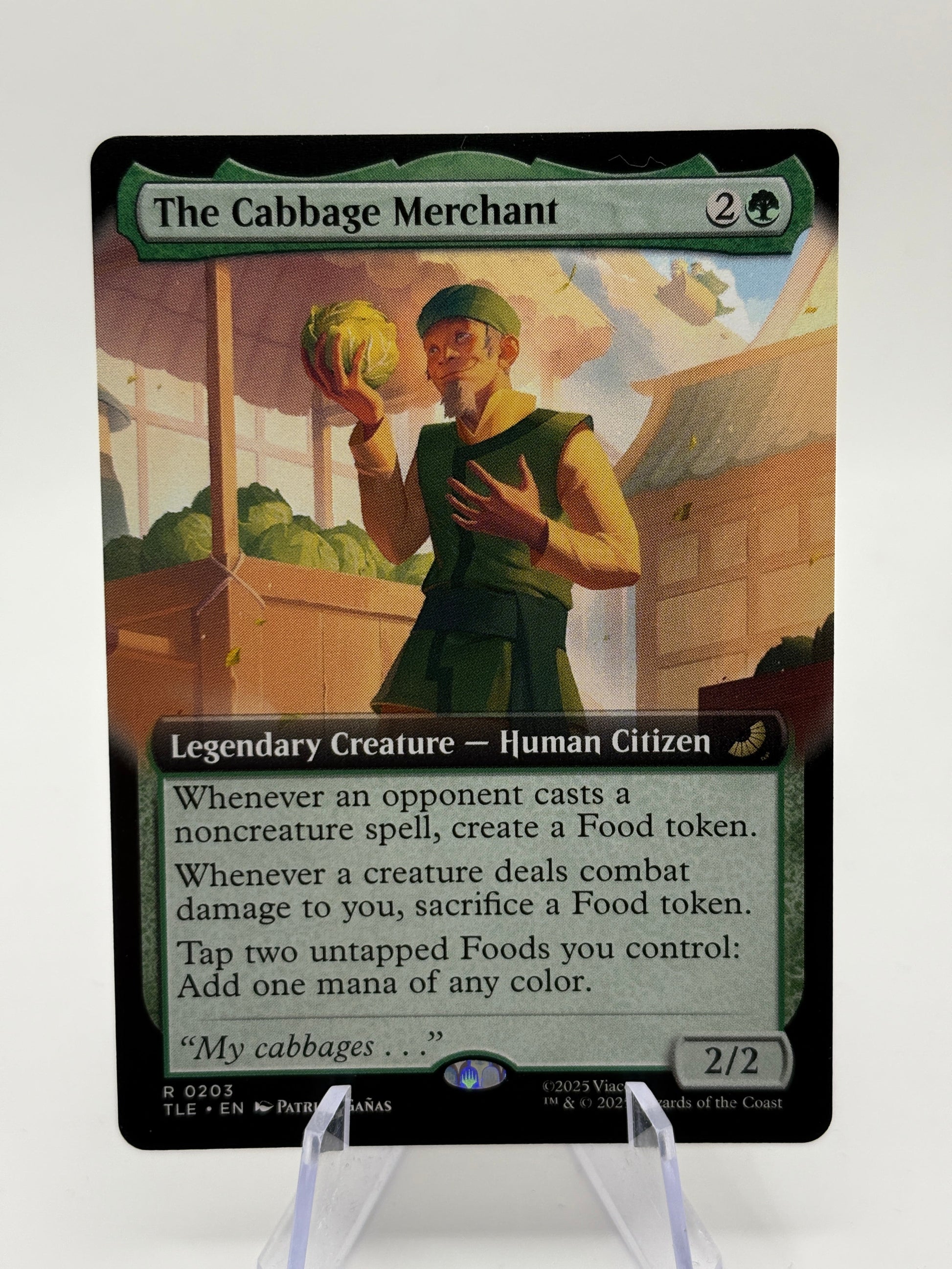 Magic The Gathering Avatar - The Cabbage Merchant R 0203 TLE FRENLY BRICKS - Open 7 Days