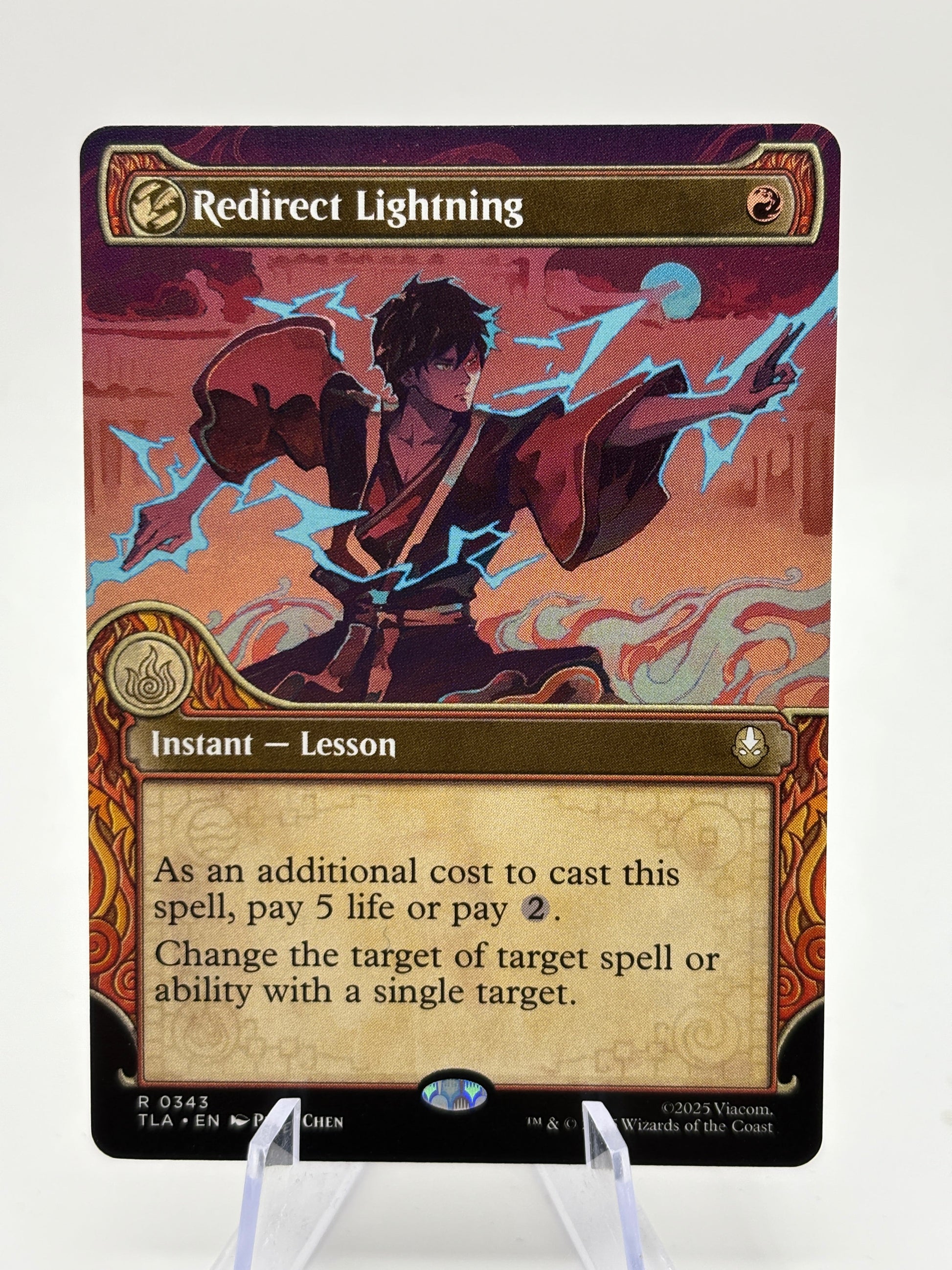 Magic The Gathering Avatar - Redirect Lightning R 0343 TLA FRENLY BRICKS - Open 7 Days