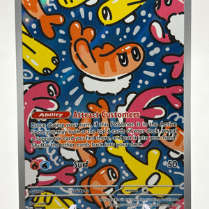 Pokemon TCG Twilight Masquerade- Tatsugiri 186/167 Illustration Rare NM FRENLY BRICKS - Open 7 Days