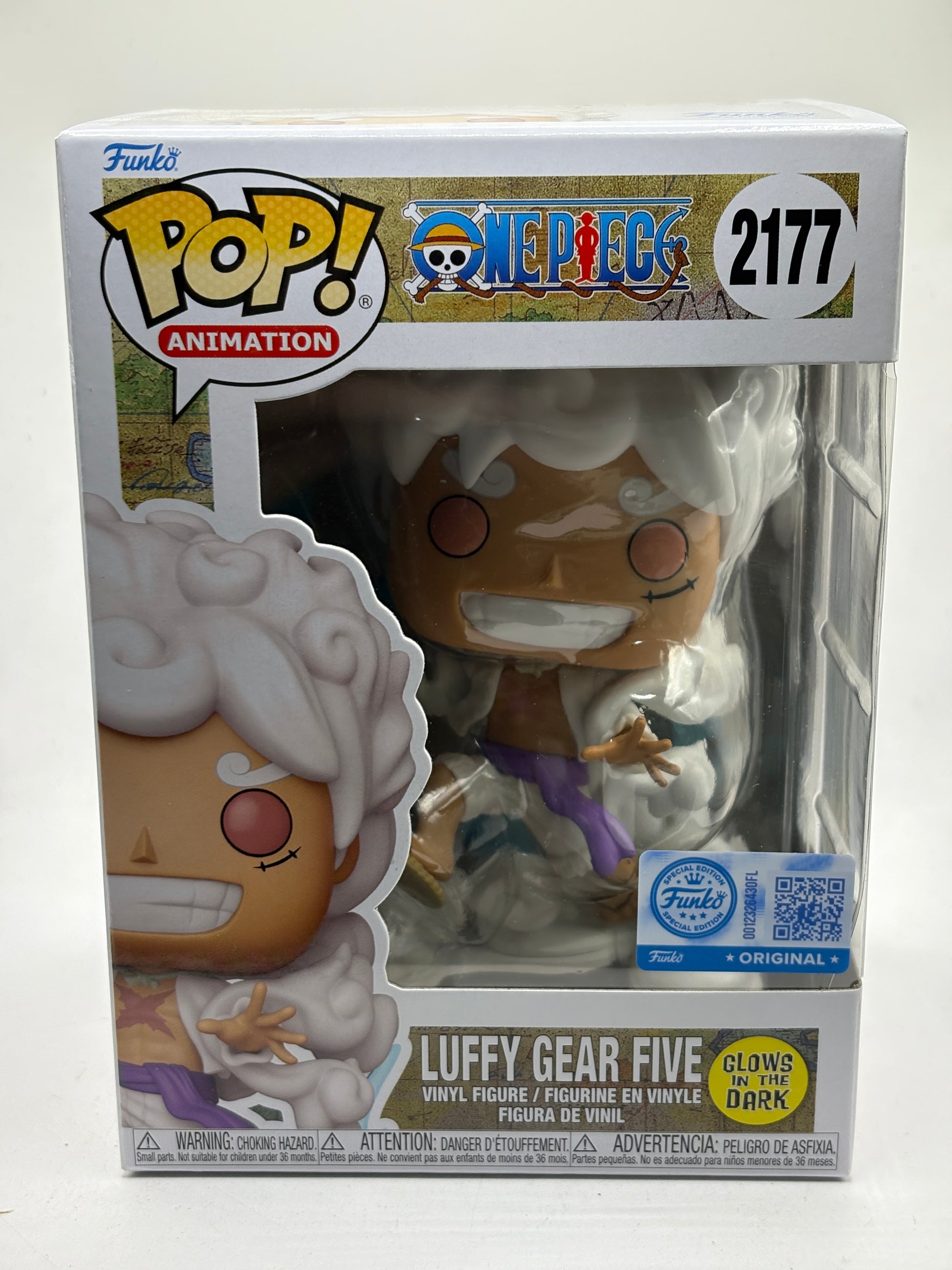 Funko POP! Animation One Piece #2177 Luffy Gear Five Glow Vinyl Figure image 1