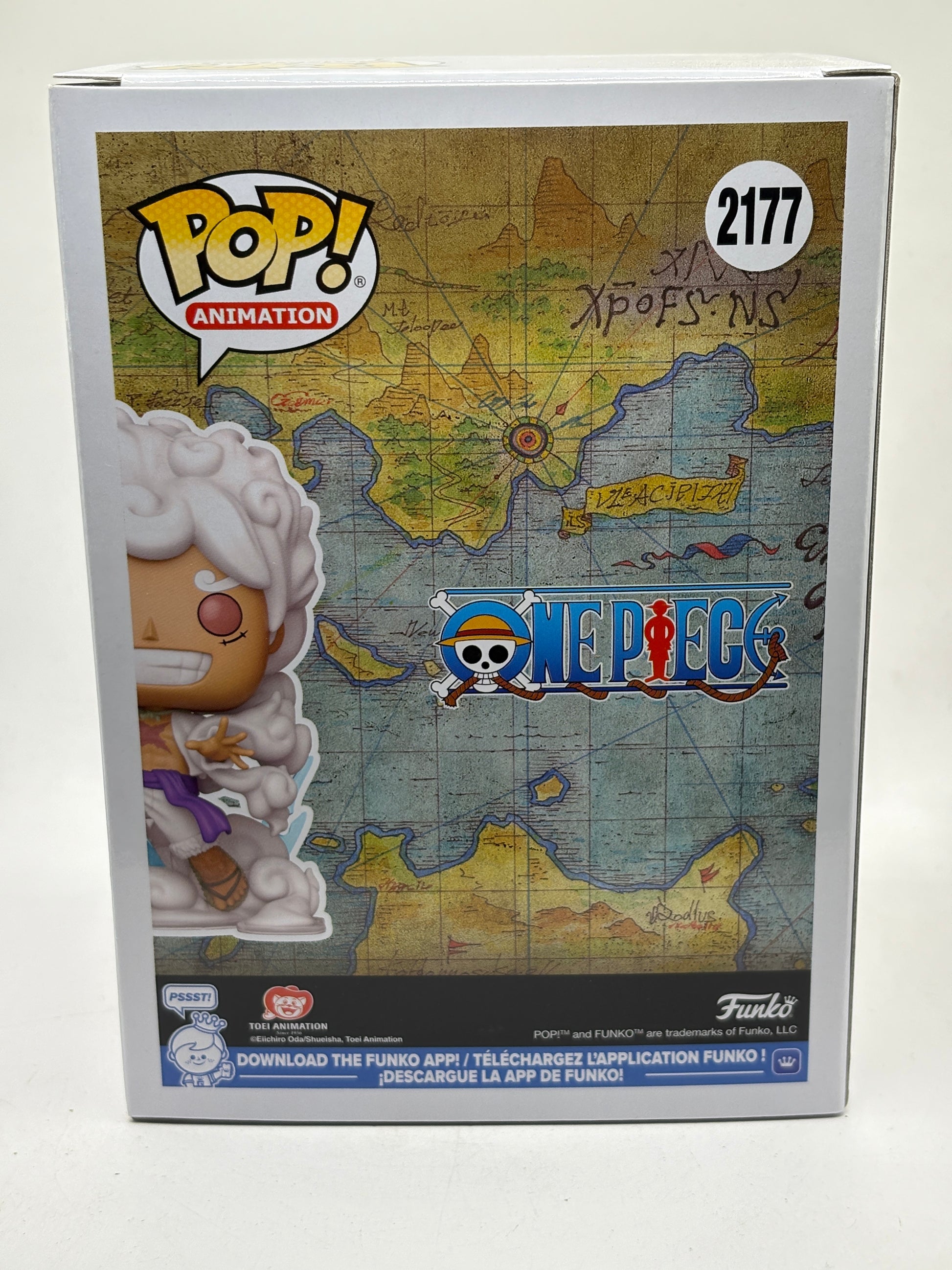 Funko POP! Animation One Piece #2177 Luffy Gear Five Glow Vinyl Figure image 3