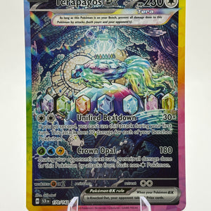 Pokemon TCG Stellar Crown - Terapagos EX 170/142 Special Illustration Rare NM FRENLY BRICKS - Open 7 Days