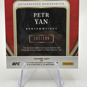 Petr Yan 2022 Panini Select UFC Select Silver Auto Patch Relic /199 FRENLY BRICKS - Open 7 Days