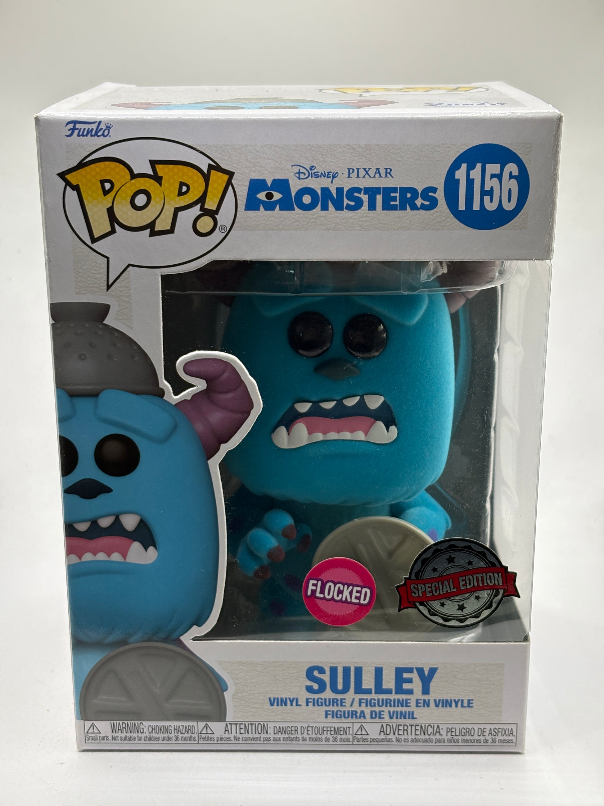 Funko POP! Monsters #1156 Sulley Flocked Special Edition Vinyl Figure image 1