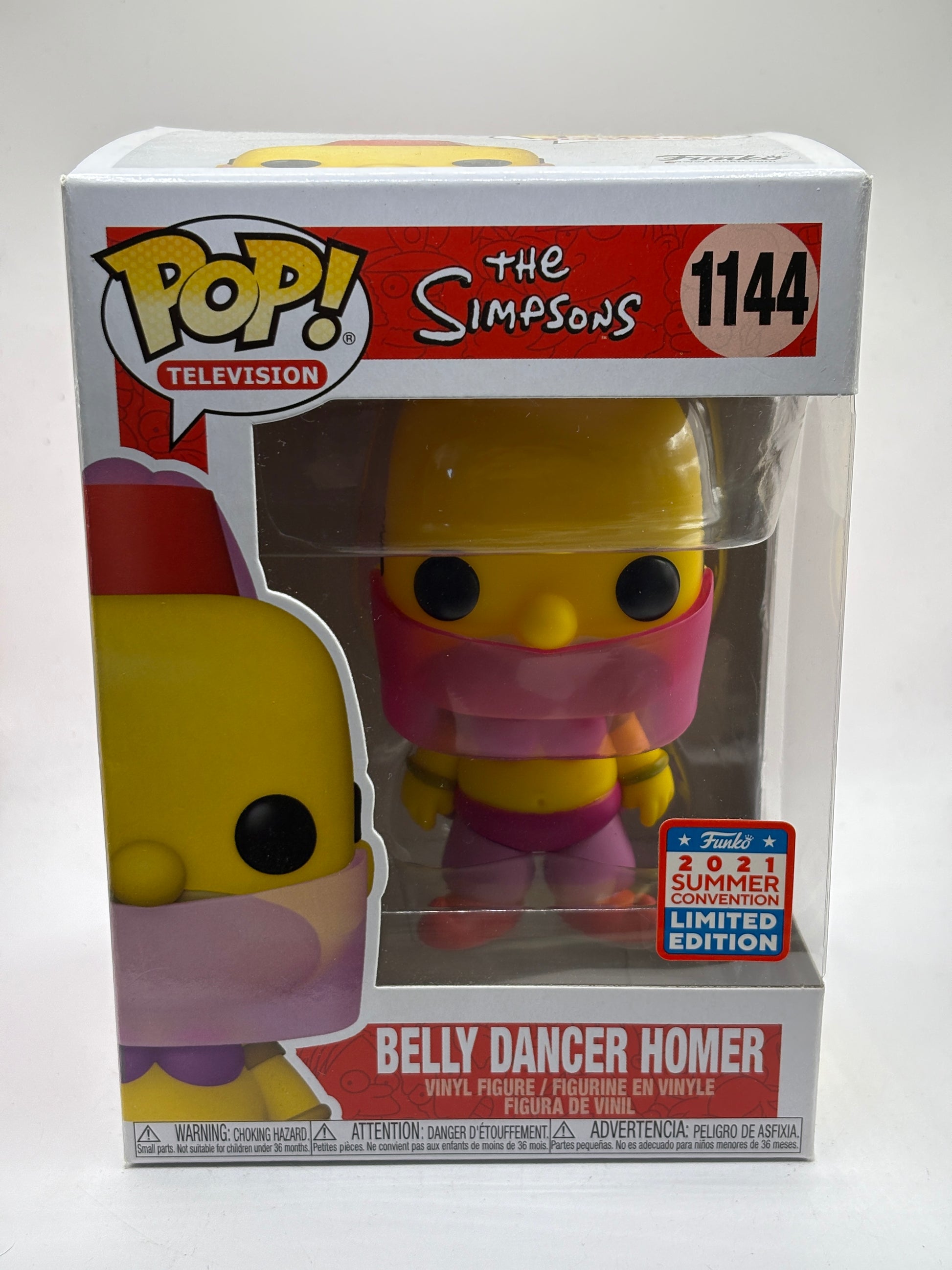 Funko POP! Television Simpsons #1144 Belly Dancer Homer 2021 Summer image 1