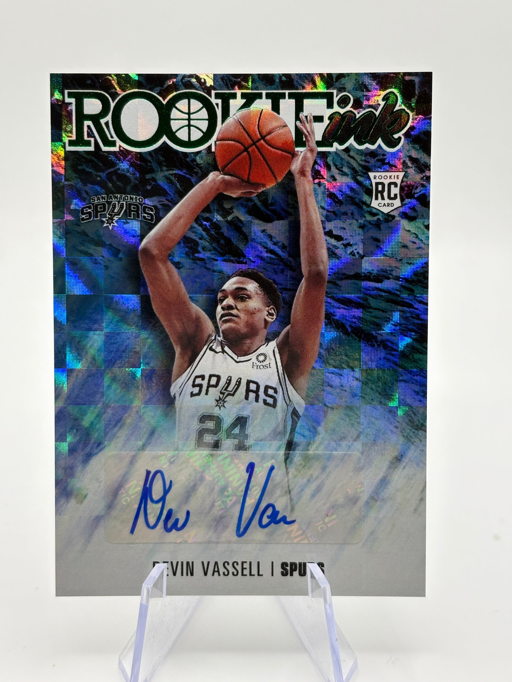 Devin Vassell 2020-21 Hoops Rookie Ink #40 RC Auto FRENLY BRICKS - Open 7 Days