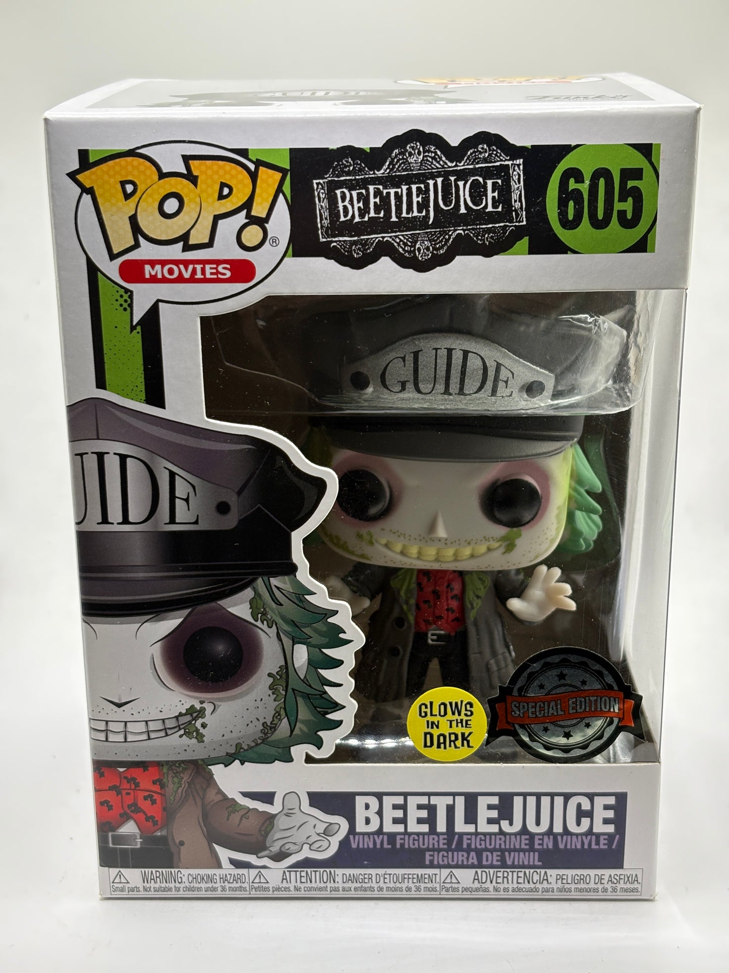 Funko POP! Movies Beetlejuice #605 Beetlejuice Glow Special Edition