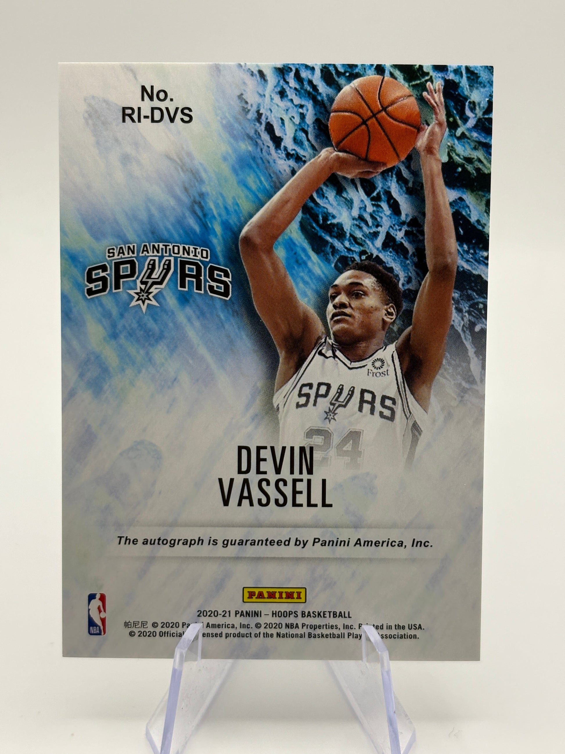 Devin Vassell 2020-21 Hoops Rookie Ink #40 RC Auto FRENLY BRICKS - Open 7 Days