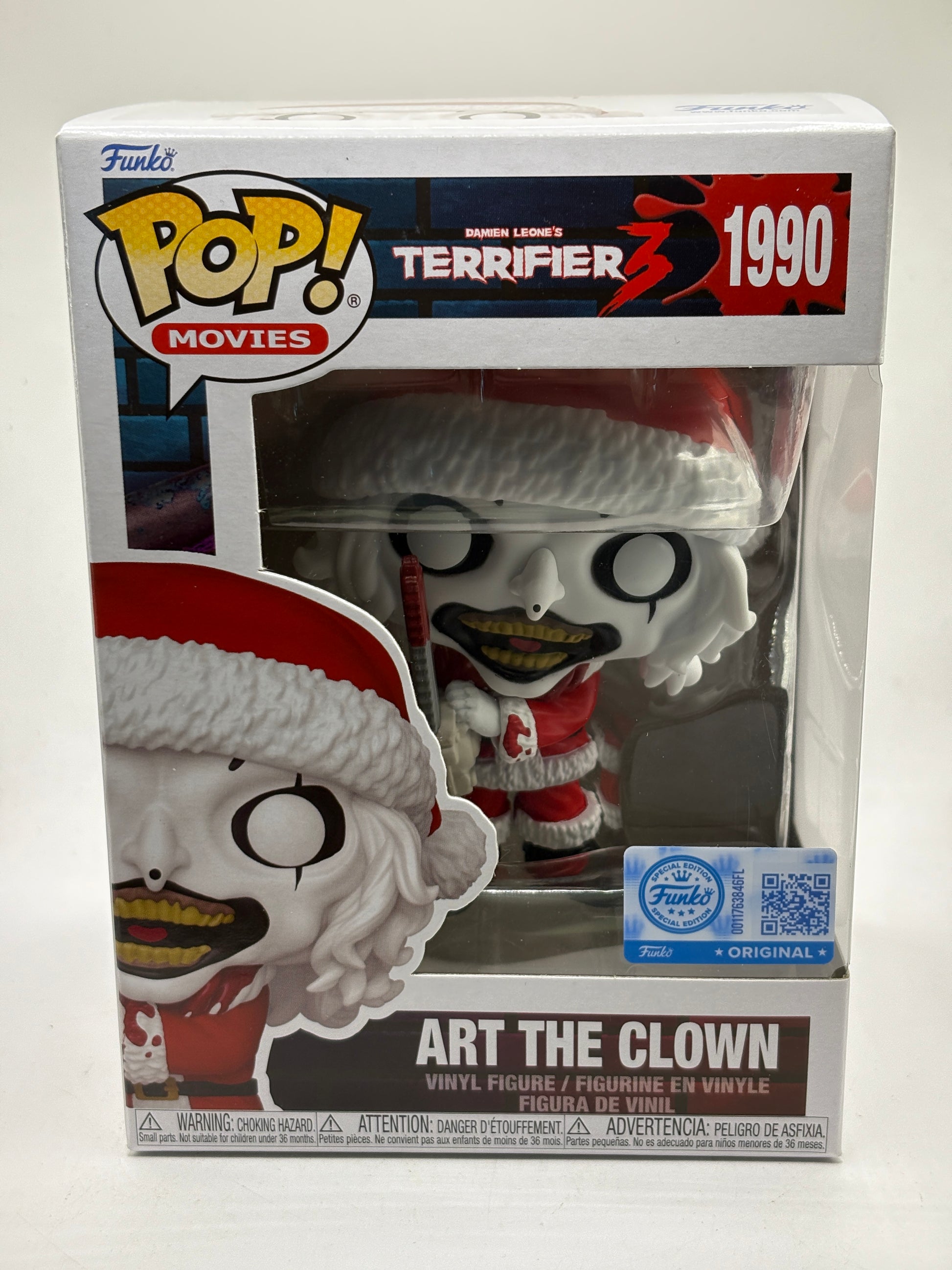 Funko POP! Movies The Terrifier 3 #1990 Art The Clown Vinyl Figure image 1