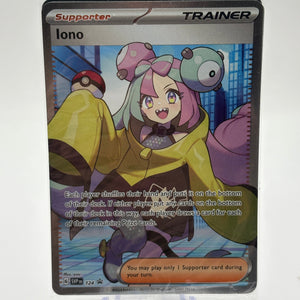Pokemon TCG SVP Promo - Iono SVP124 Black Star Promo Sealed FRENLY BRICKS - Open 7 Days