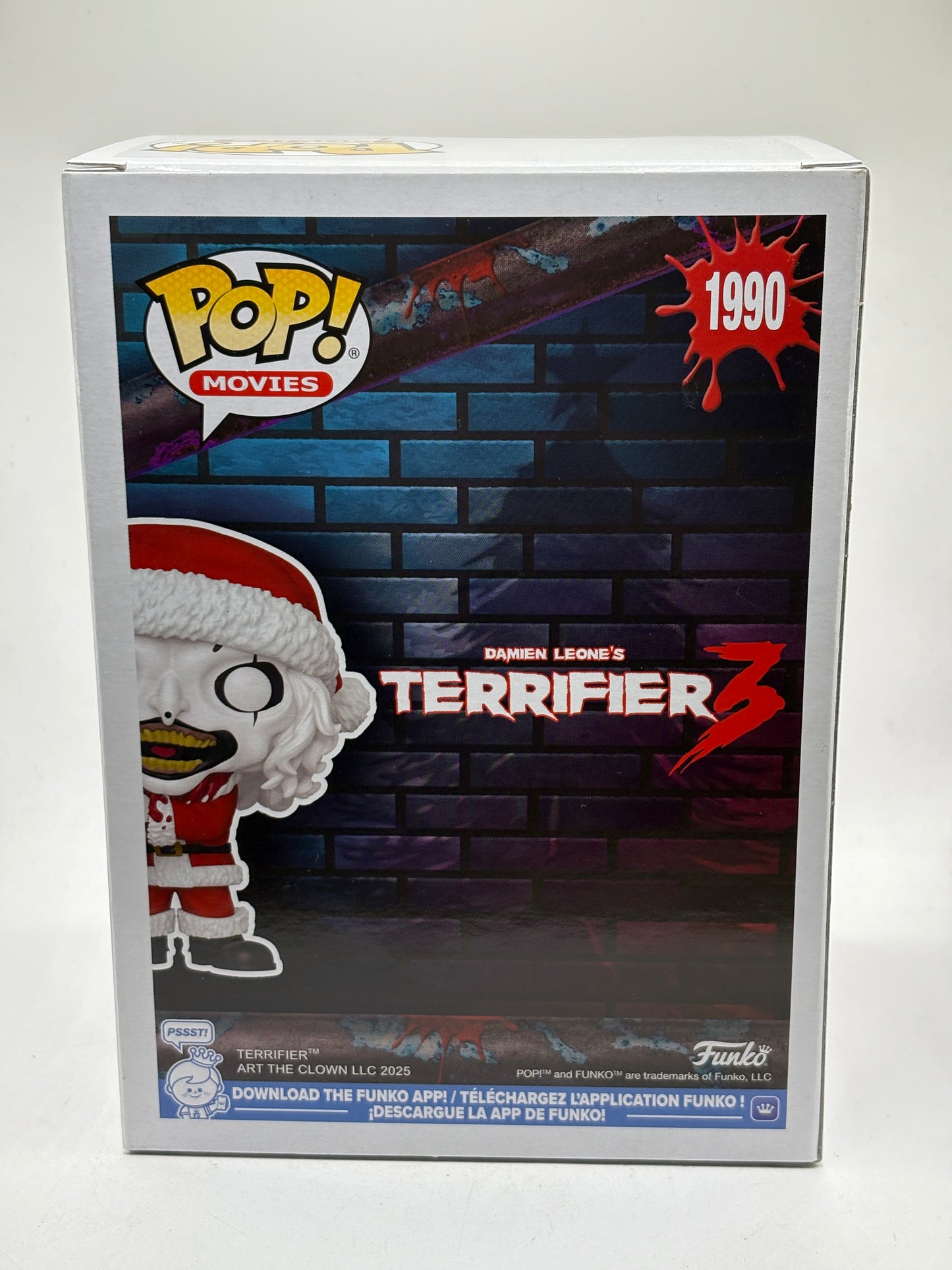 Funko POP! Movies The Terrifier 3 #1990 Art The Clown Vinyl Figure