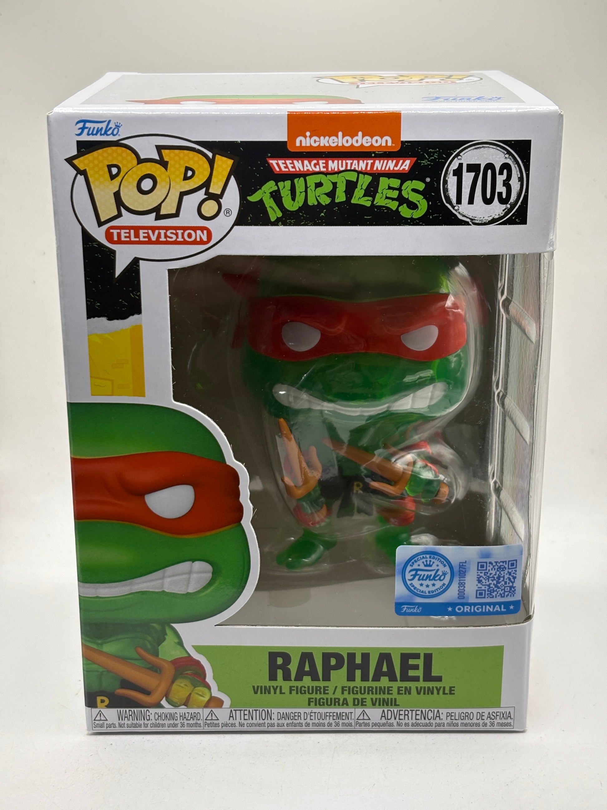 Funko POP! Television TMNT #1703 Raphael Vinyl Figure image 1