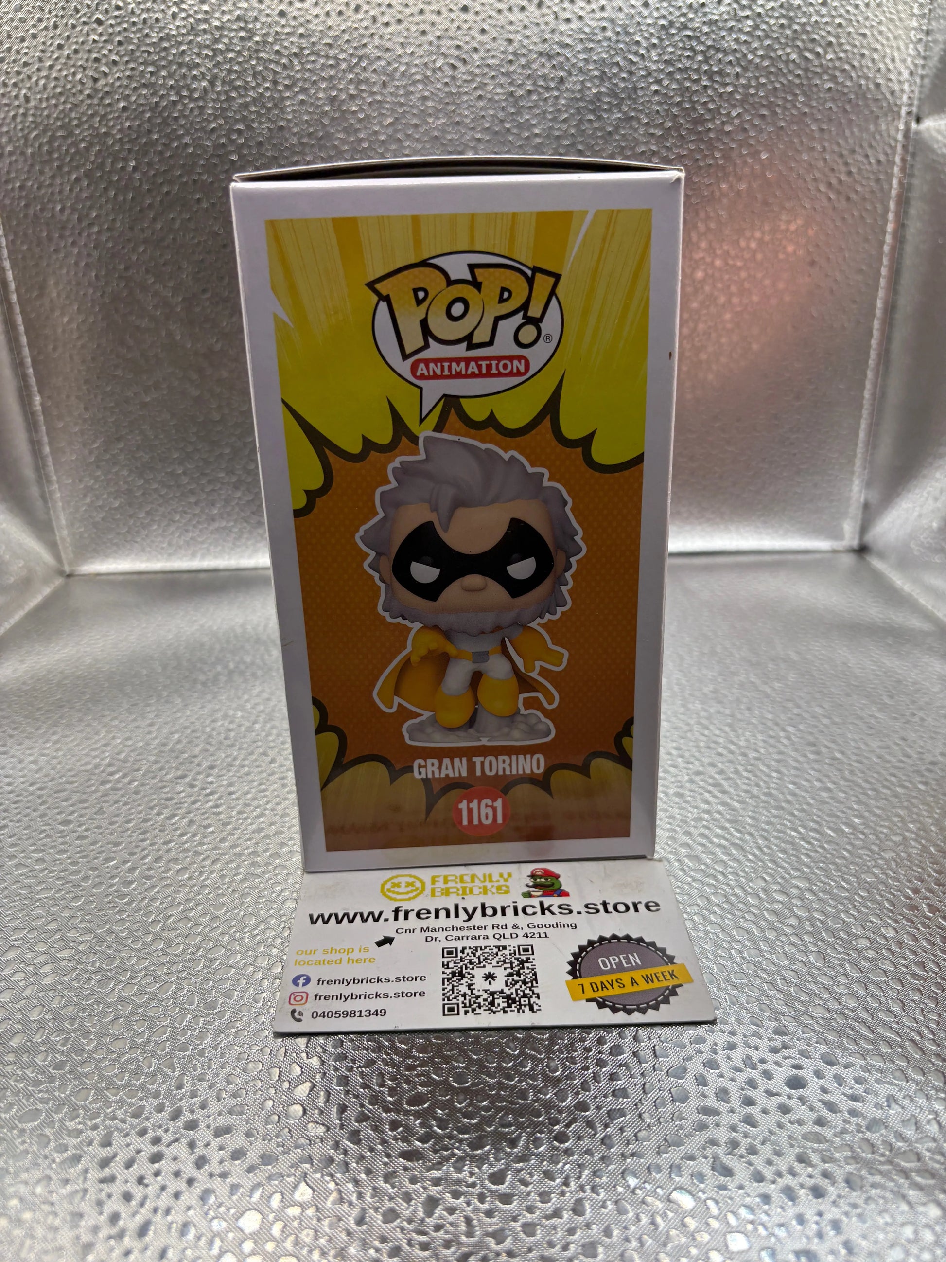 FUNKO Pop Vinyl Gran Torino Pop #1161 2022 Summer Convention FRENLY BRICKS - Open 7 Days