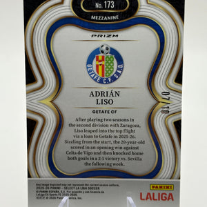 2025-26 Select La Liga Gold Wave /10 Adrian  Liso Getafe FC RC FRENLY BRICKS - Open 7 Days