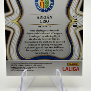 2025-26 Select La Liga Gold Wave /10 Adrian  Liso Getafe FC RC FRENLY BRICKS - Open 7 Days