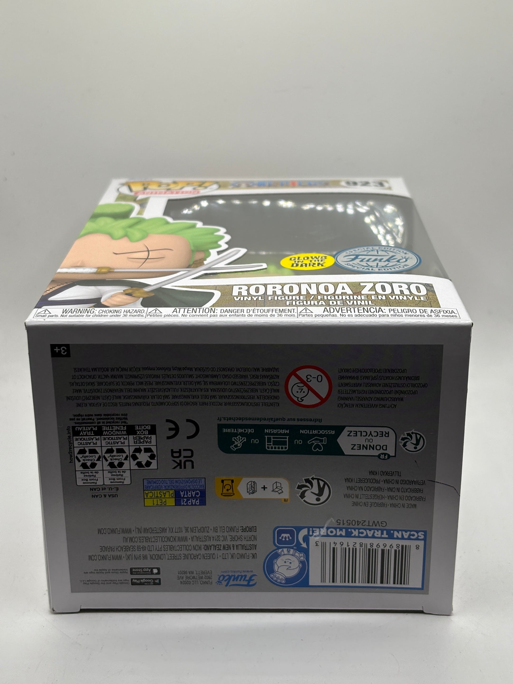 Funko POP! Animation One Piece #923 Roronoa Zoro Glow Special Edition image 6
