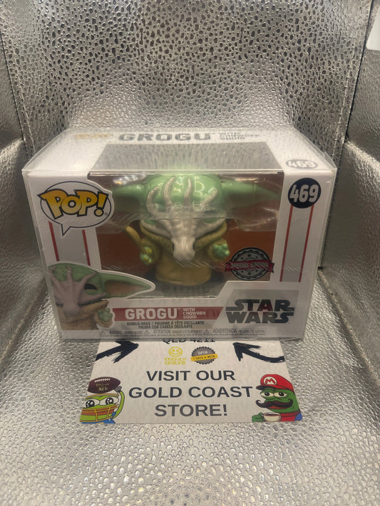 Funko Pop! Vinyl: Star Wars - Grogu with Chowder Squid #469 FRENLY BRICKS - Open 7 Days