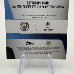 2025-26 Topps Chrome UCC Savinho Auto Blue Refractor /150 FRENLY BRICKS - Open 7 Days